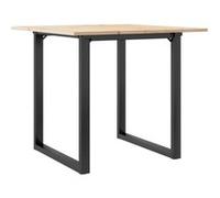 Table Basse Cadre en Y Table d'Appoint Salon Bois de Pin Massif et Acier vidaXL