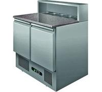 Table à Pizza dessus Granit +2/+8°C Gaz R600A - L2G - R600a - Inox2900Pleine x700x1075mm