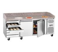 Table à pizza réfrigérée granit G S7T2 / 2 °C à 8 °C Bartscher