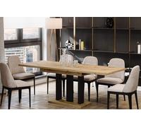 Table à rallonge APPIA 130(210)x80 chêne artisanal