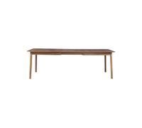 GLIMPS - Table repas XL extensible en Noyer Marron