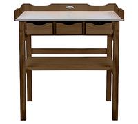 Table à rempoter Bois et Zinc 3 tiroirs