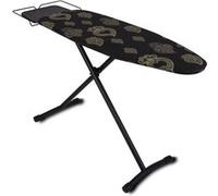 Kitchen Move Table à repasser UTAH pliable 125x41 cm avec repose fer Noir G