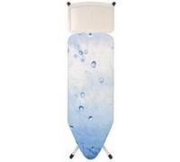 Brabantia Planche à Repasser C – XL pour générateurs vapeur – Support métal réglable, cadre 4 pieds