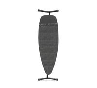 Table à Repasser Brabantia Taille D, 135x45 cm - Denim Black | 100% Coton Fairtrade | Extra-Large | Zone résistante à la Chaleur pour centrales Vapeur | Pliable et adaptée à la Position Assise