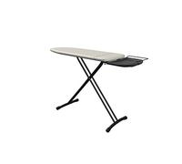 Table à repasser Comfortboard Beige , 38cm x 120cm, 100% coton, Idéale pour Centrales Vapeur, Hauteur Réglable, Repose-fer, Système de Fermeture Securisé, Rangement Facile