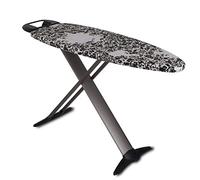Table à repasser TIFFANY Noir Aluminium 130x47cm blanc/noir G