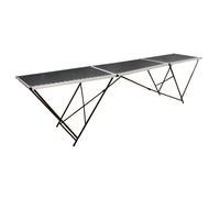 Table à Tapisser - Table pour la pose de papier peint - 3M - Règle graduée - Pliante - Facile à transporter et à ranger