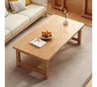 Table à thé en Bois, Table de Sol de Style Japonais, Table Basse Pliante, Aucun Assemblage requis, pour Le Balcon, Le Salon, l'extérieur,A,80 * 50 * 50CM