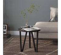 Table à thé Noir Ø35 cm MDF Noir G