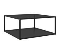 Table à Thé Transparent Verre Trempé Table Basse Table d'Appoint Canapé vidaXL