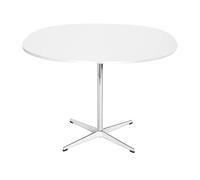 Table A603 super-circulaire frame satin Aluminium satiniert