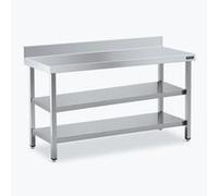 Table Adossée avec 2 Étagères Gamme 600 Distform 1 G