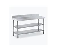 Table Adossée avec 2 Etagères Gamme 700