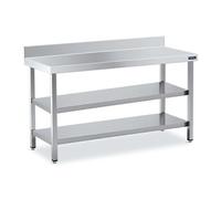 Table Adossée avec 2 Etagères Profondeur 550 mm Distform 1 G