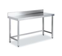 Table Adossée en Inox avec Renforts Profondeur 700 mm Distform FM067060 1 G
