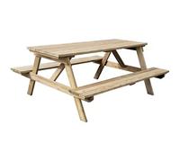 Habitat et Jardin Table Adulte Pique-Nique Gardenia - 180 x 150 x 75 cm - 6/8 Personnes