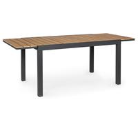 Table extensible Elias en aluminium 140-200x90 cm