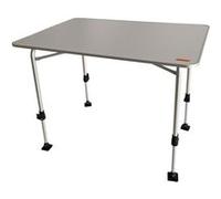 table allégria 2 personnes pieds réglables camping car gris