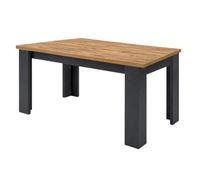 Table allongeable 180/230cm aspect bois Denver pieds anthracite - COLT
