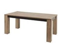 Table Allongeable CARSON -180-230cm Effet Bois Naturel et Noir - Altobuy Marron