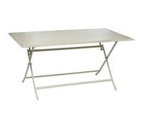 Table aluminium Azua 6 places argile Hespéride gris G