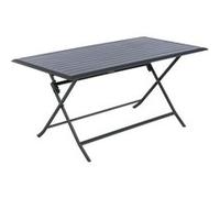 Table aluminium Azua 6 places graphite Hespéride Graphite G