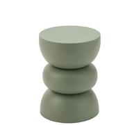 Table aluminium vert h.43.5cm