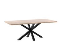 Table Argo 200 cm avec pieds noirs