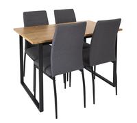 Table avec 4 chaises Abbott - Home Deco Factory