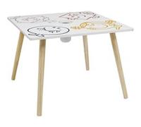 Table avec Pot à Crayon Intégré Monsieur Madame - Altobuy Multicolore G