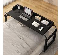 Table avec Roulettes, Table avec Roulettes, Table avec Roulettes, Table avec Roulettes Hauteur Réglable Hauteur Réglable Table Mobile Fonctionne Comme Chariot D'Ordinateur Portable Table de Lit Pour