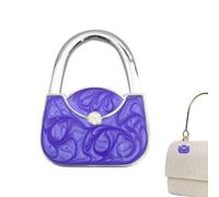 Table Bag Hook - Portable Handbag Hanging System, Desk Purse Clip with Anti Slip Clamp Design, Storage Accessory, Hook Tool, Travel Organizer for Secure Bag Suspension and Space Saving Convenience