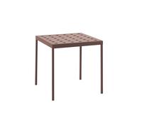 Table Balcon L75 x H74 Rouge Fer