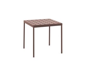Table Balcon L75 x H74 Rouge Fer