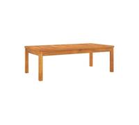 vidaXL Table basse en acacia massif 100x50x33 cm – pour extérieur