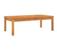vidaXL Table Basse Table d'Appoint Table de Jardin Meuble de Patio Table de Canapé Terrasse Extérieur 100x50x33 cm Bois d'Acacia Solide