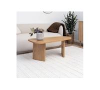 Table basse 100x50x41 cm effet chêne naturel