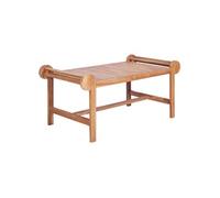 Teck Massif Table Basse de Salon Canapé Meuble Jardin Patio Terrasse vidaXL