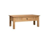 Table basse 100x60x45 cm Pin massif Assortiment Panama couleur naturelle du bois G