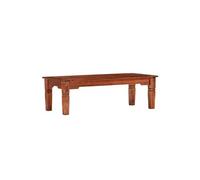 vidaXL Table Basse Table d'Appoint Table de Salon Table de Canapé Salle de Séjour Maison Intérieur 110x50x35 cm Bois d'Acacia Solide