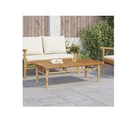 vidaXL Table basse 110×55×35 cm en bambou – Table d'appoint, bout de canapé