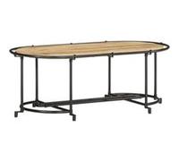 vidaXL Table basse 110x55x40 cm Bois de manguier rugueux