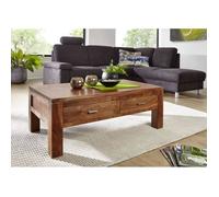 Table basse 110x60cm - Bois massif d'acacia laqué - SHAMAN #70