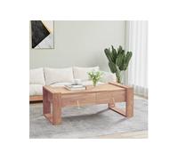 Table basse 110x60x40 cm Bois de teck massif Brun G
