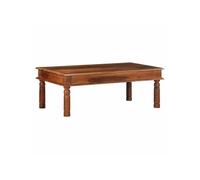 vidaXL Table basse 4102368 – bois massif d'acacia 110x60x40 cm Marron
