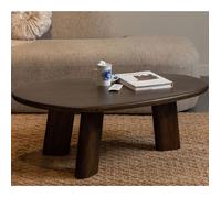 Table basse 110x60x40 cm en manguier finition noyer