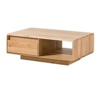 Table basse 110x70 Chêne sauvage huilé Bois naturel CARDIFF N° 160
