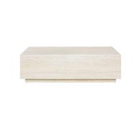 Table basse 120x75cm aspect travertin Table d'appoint Table de salon