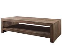 Table basse 135x70cm - Bois massif de palissandre huilé - NATURE GREY #11